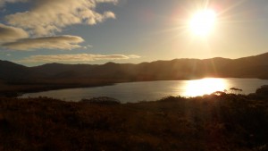 Port Davey Track view of Macquarie Harbour