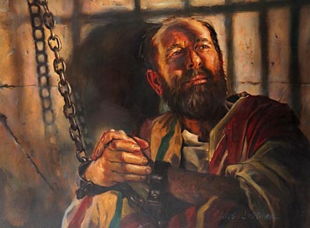 Paul in chains