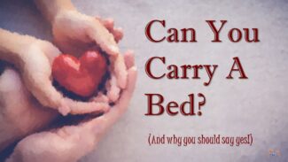 Pastor Donna Hill preaching- Can You Carry A Bed?