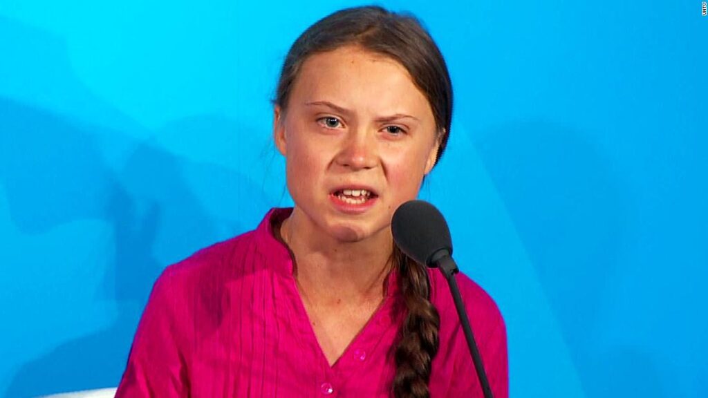 Swedish environmental activist, Greta Thunberg in 2019