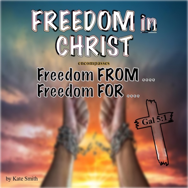 Freedom in Christ encompasses Freedom FROM and Freedom FOR